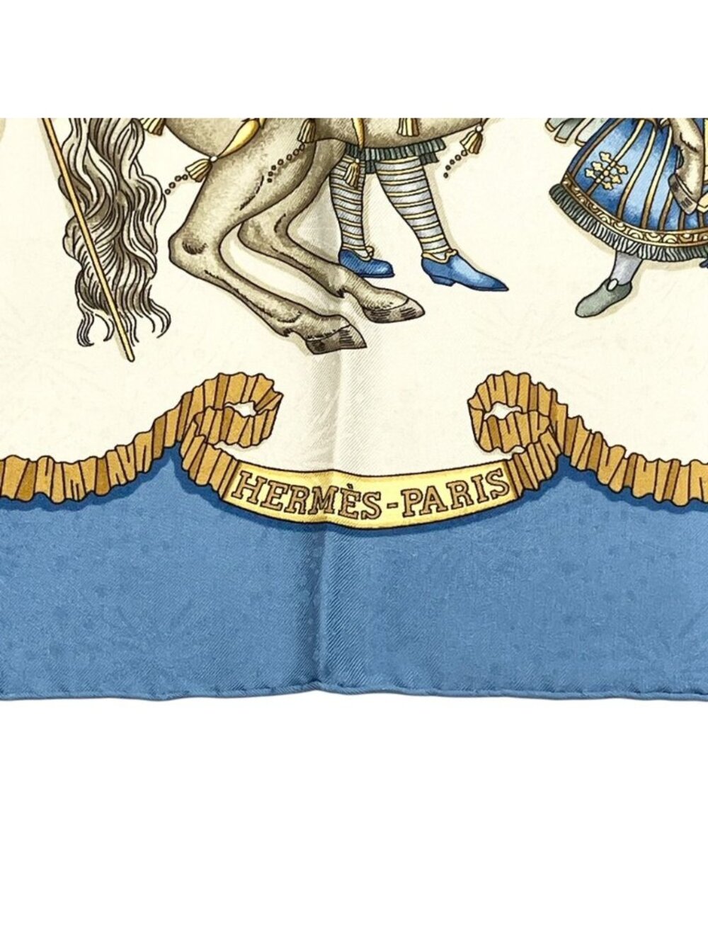 Hermes les Fetes du Roi Soleil Celebration of the Sun King Carre 90 Silk - Picture 4 of 4